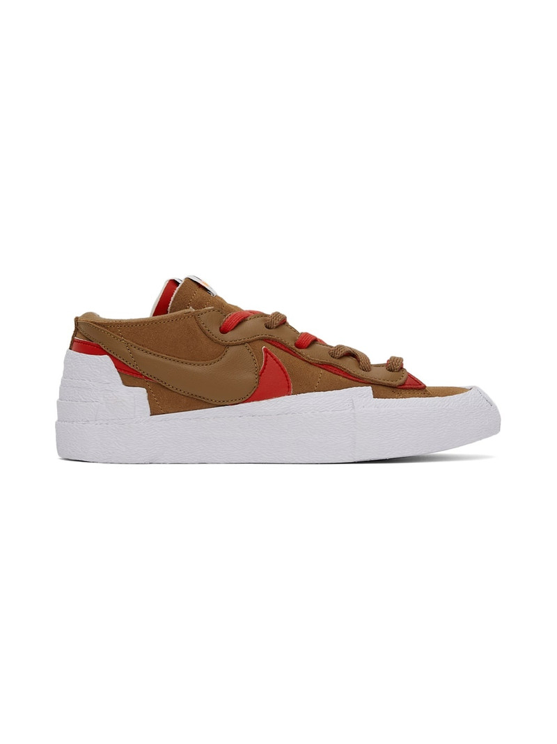 Brown Sacai Edition Blazer Low Sneakers - 1