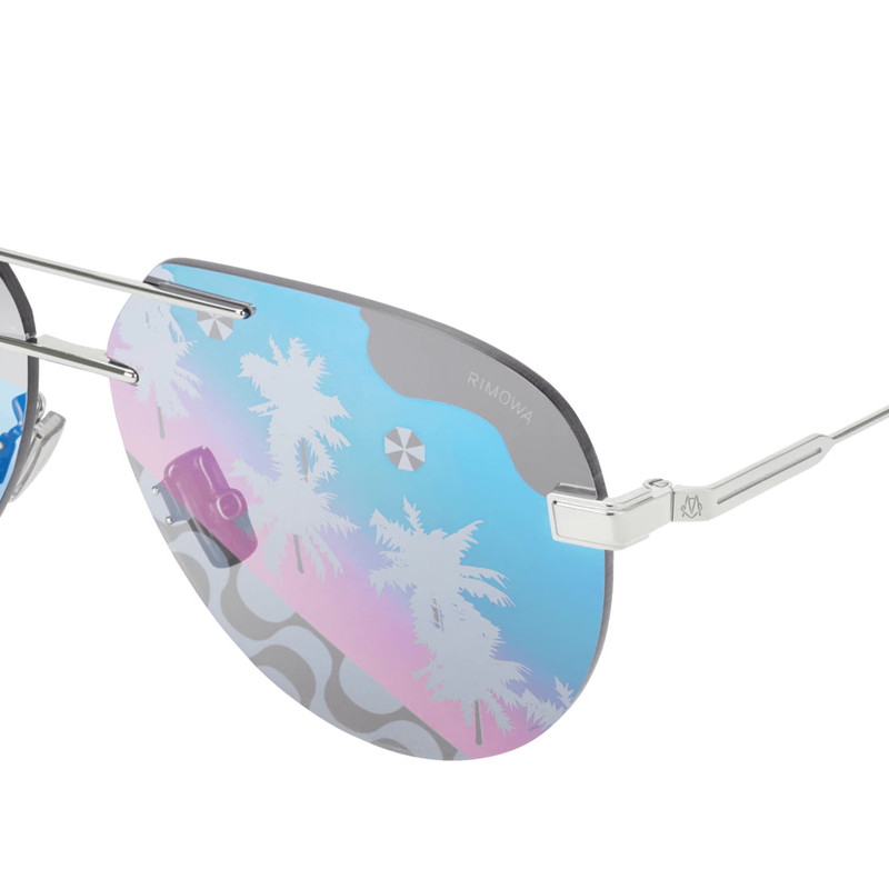 Eyewear Pilot Rimless Sunglasses 6