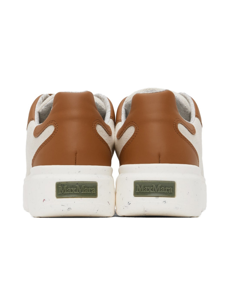 Beige & Tan Maxigreen Sneakers 2