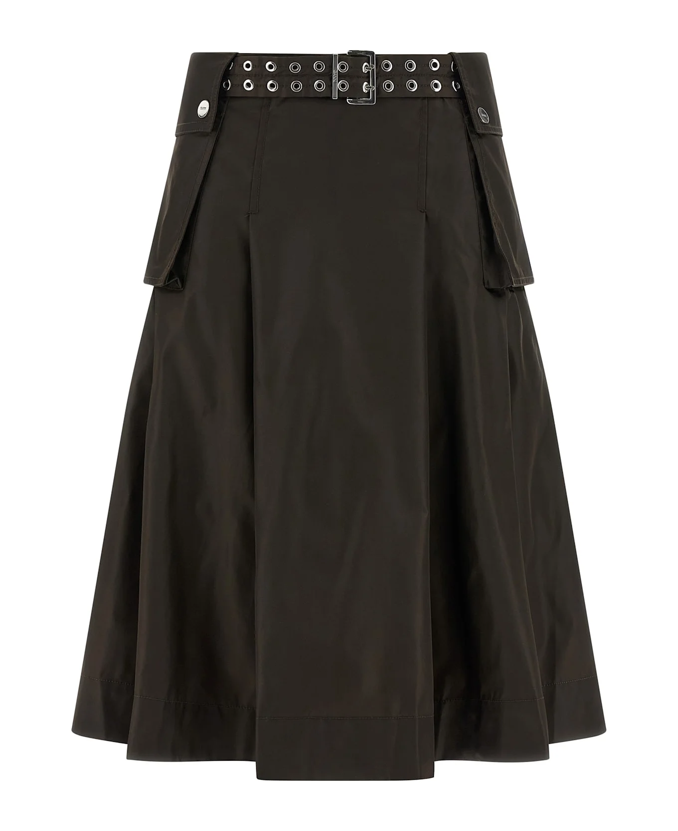 'duchesse Nylon Pleated' Skirt - 1