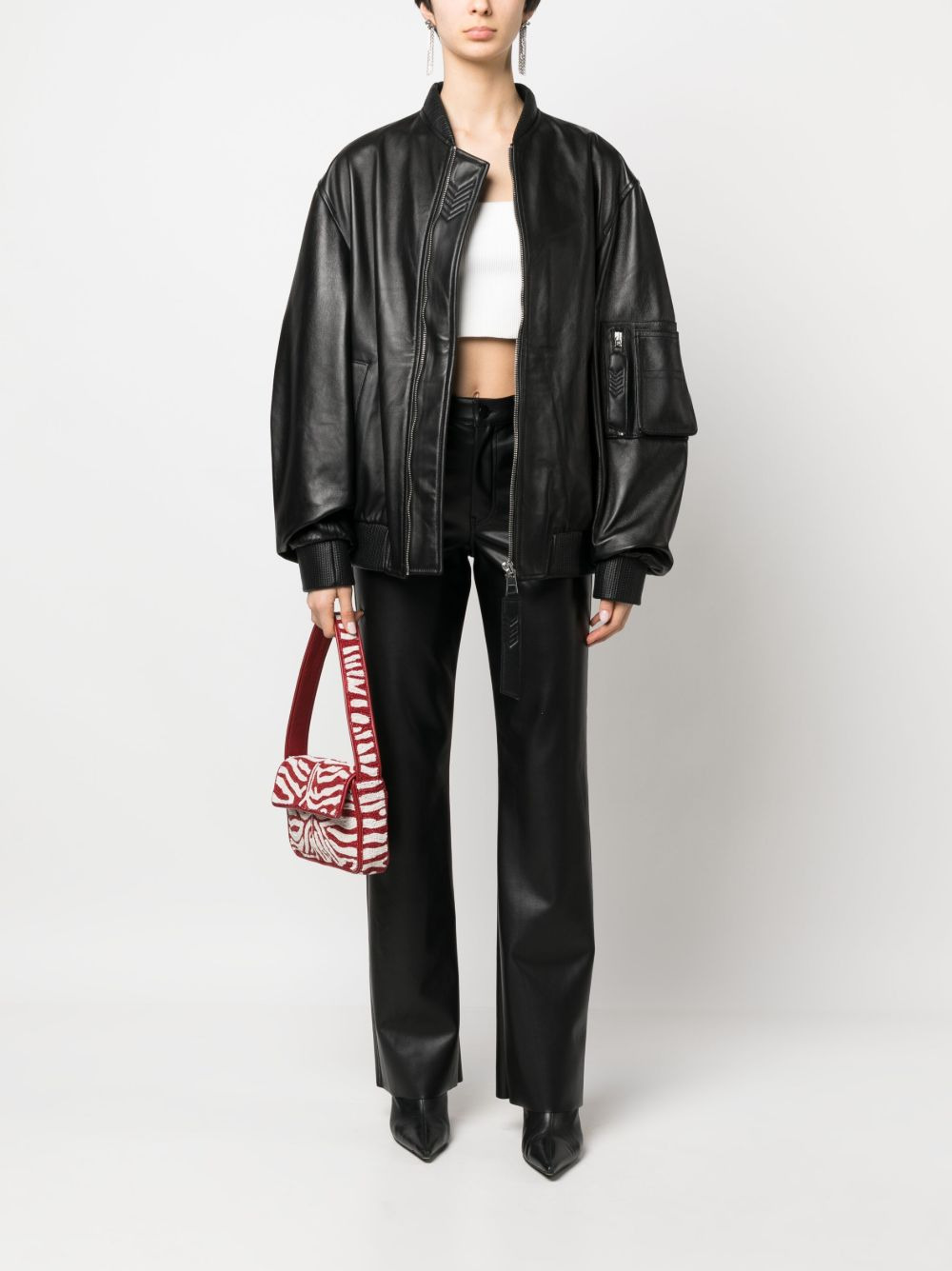 Savona leather bomber jacket - 2