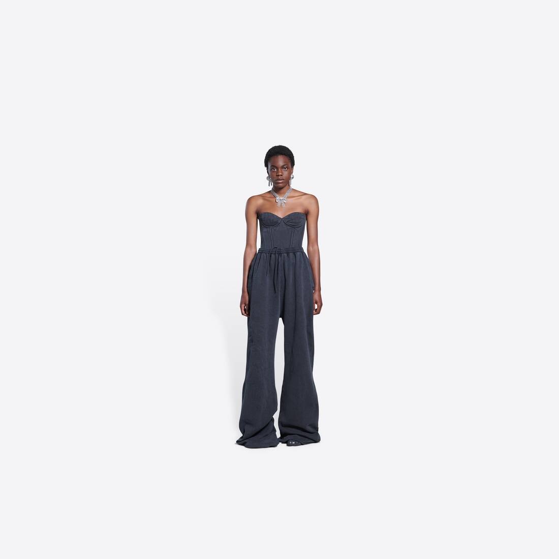 Women's Baggy Pants in Black - 1