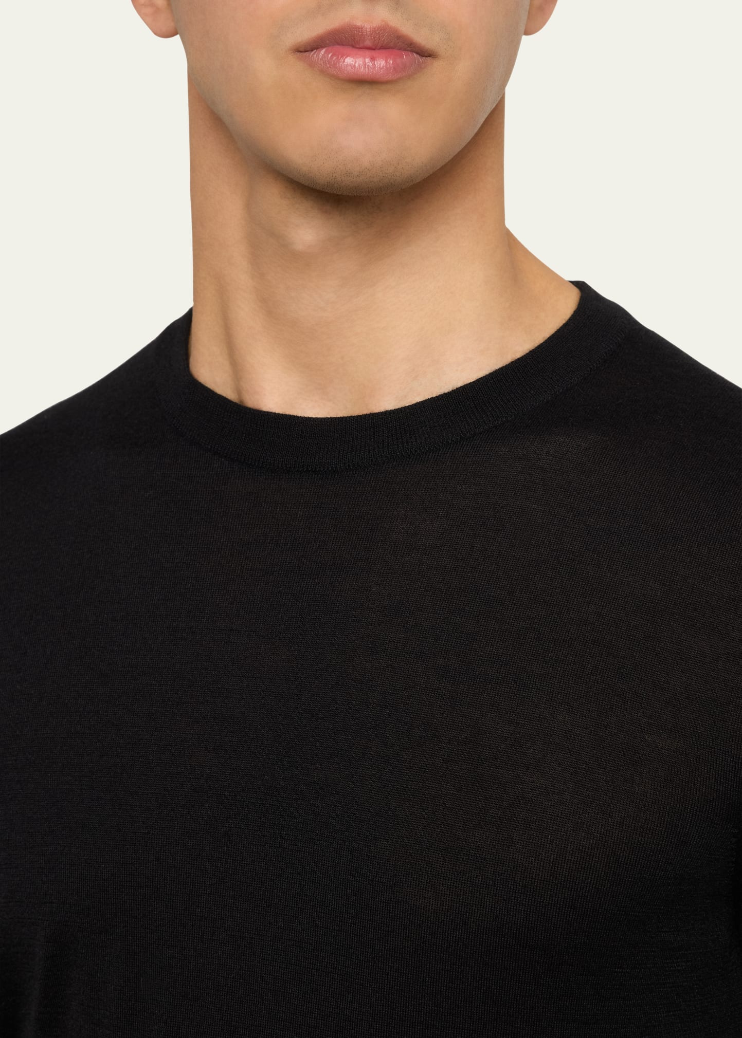 Men's Long-Sleeve Crewneck T-Shirt - 5