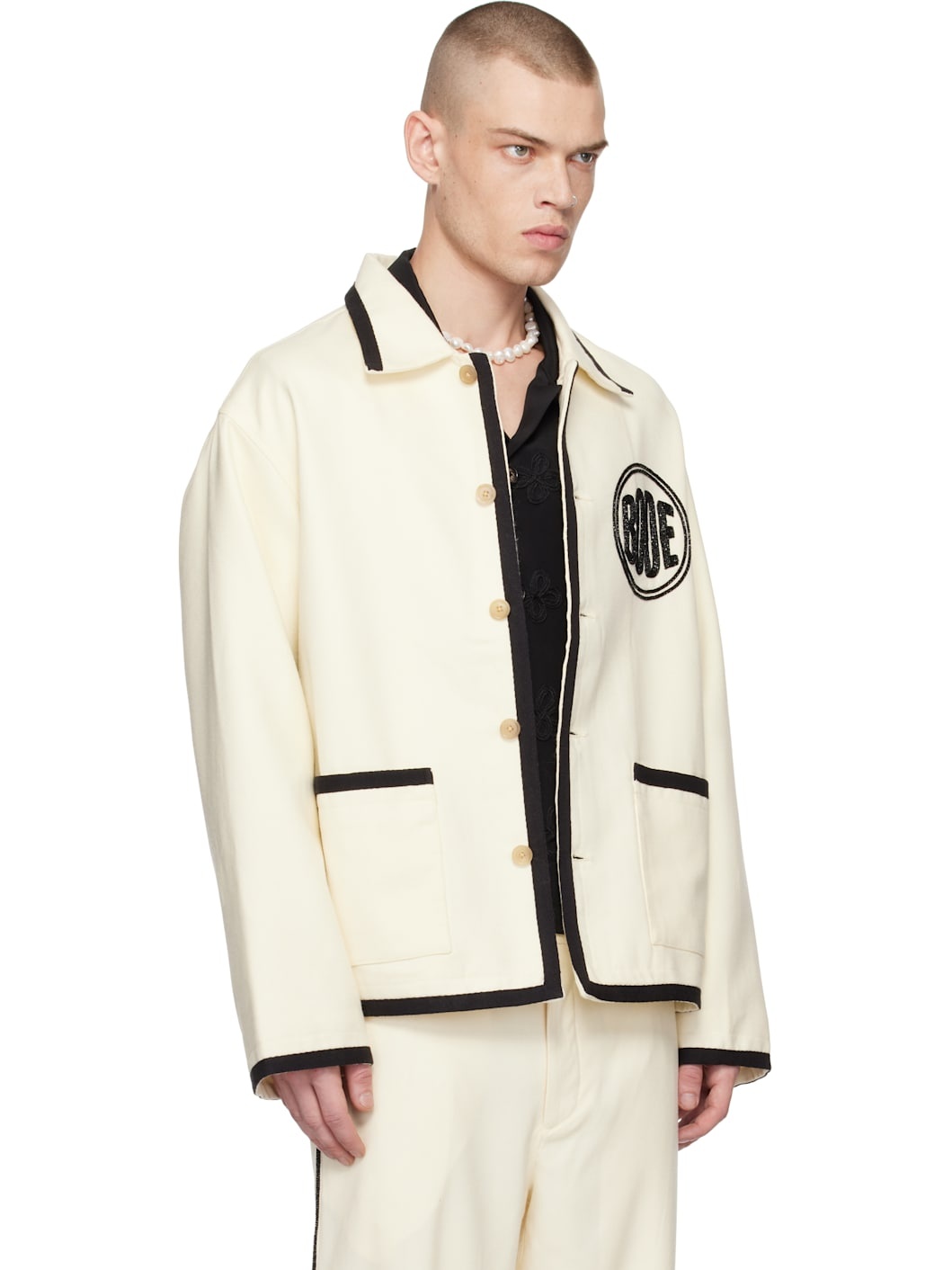 Off-White Beaded Player Jacket - 2