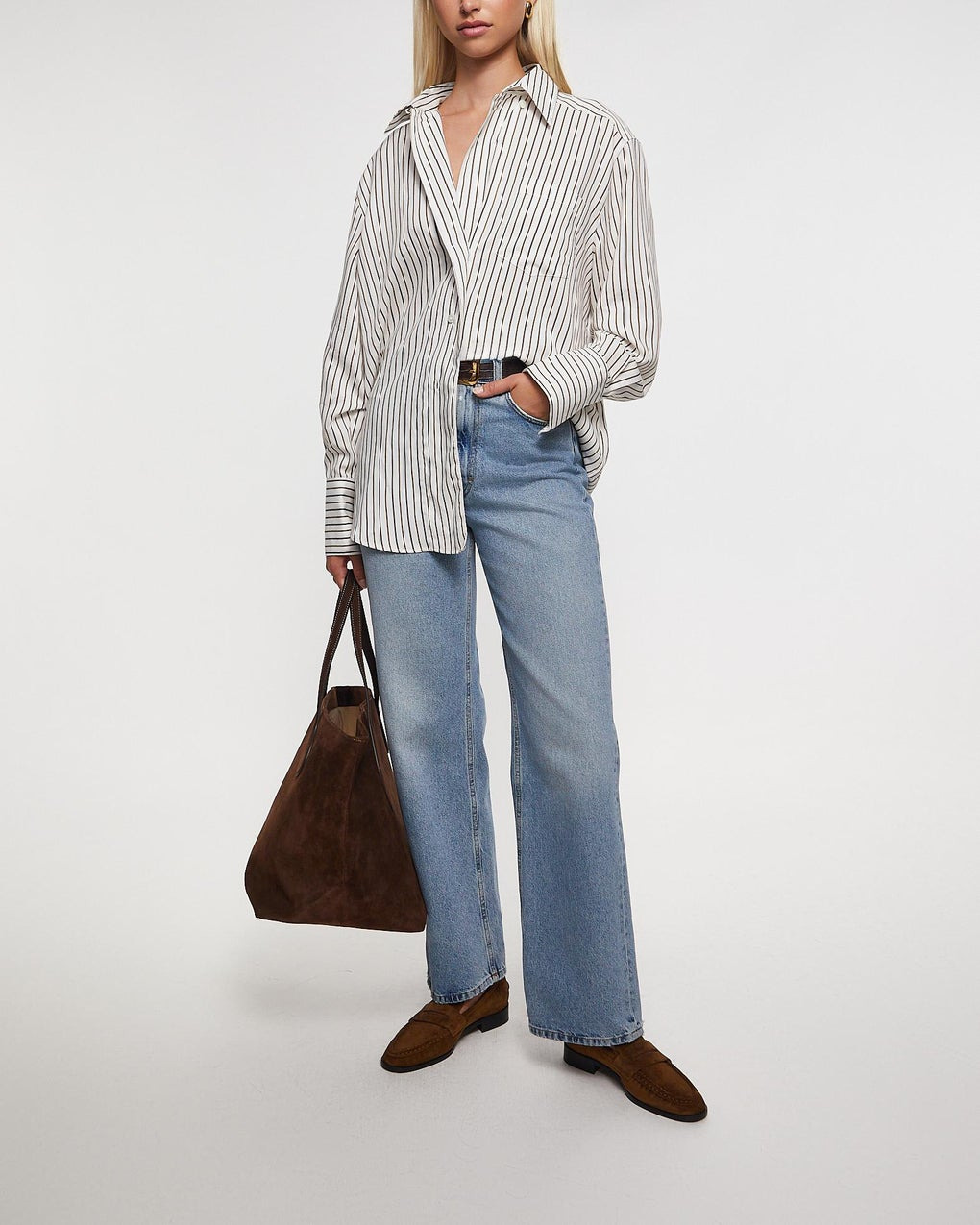 Shirt Fluid Stripe Cream - 3