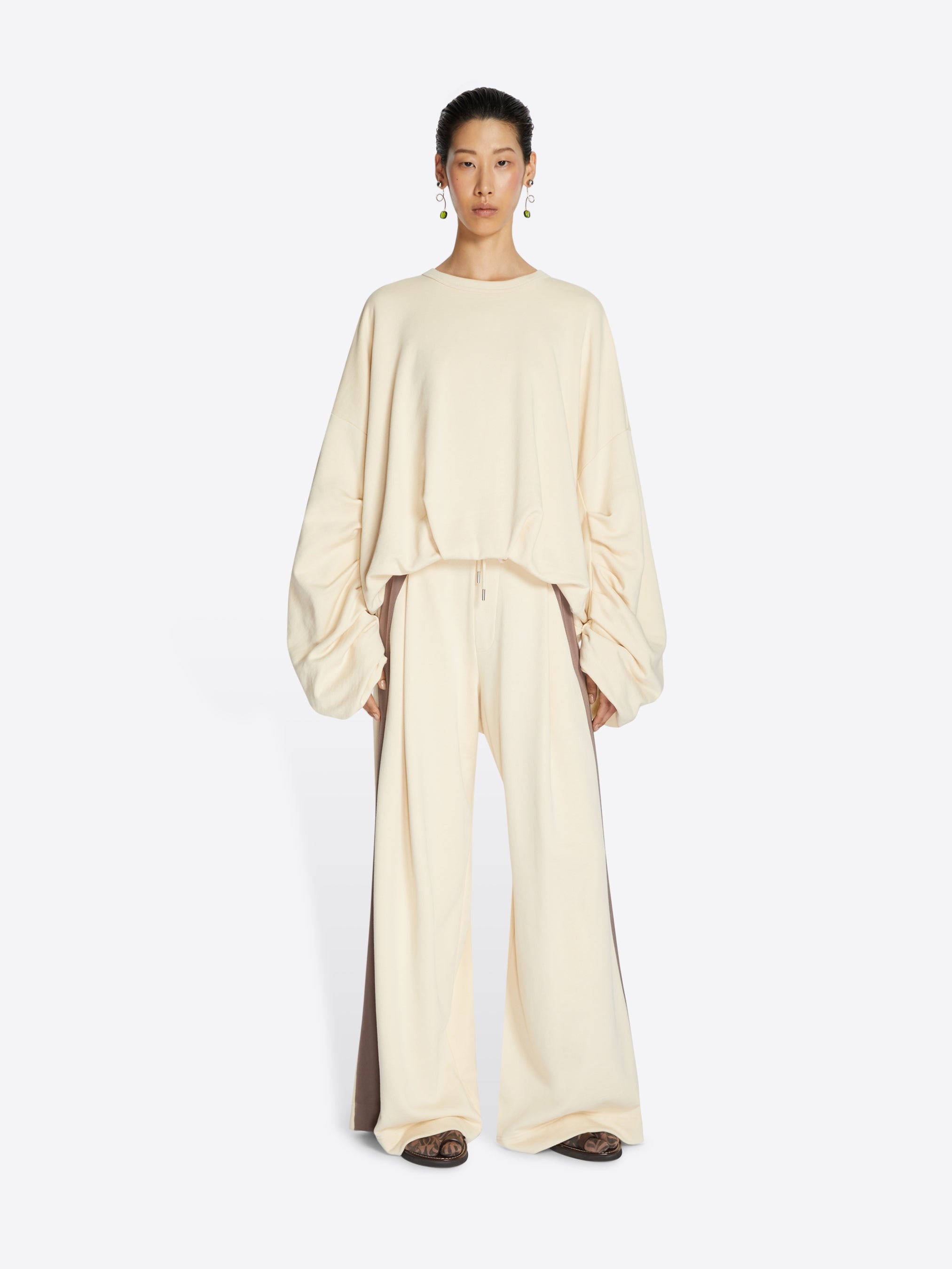 DRAPED SWEATSHIRT - 2