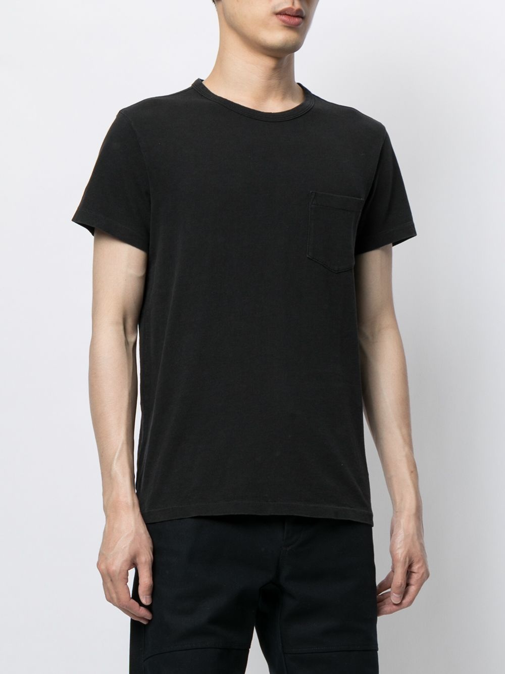 pocket-detail cotton T-shirt - 3