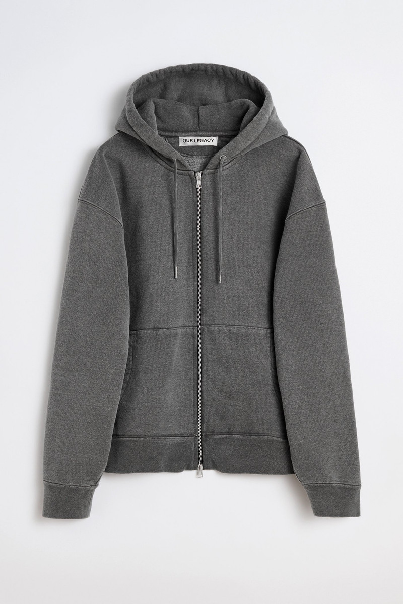 Rascal Hood Worn Black Hefty Fleece 1