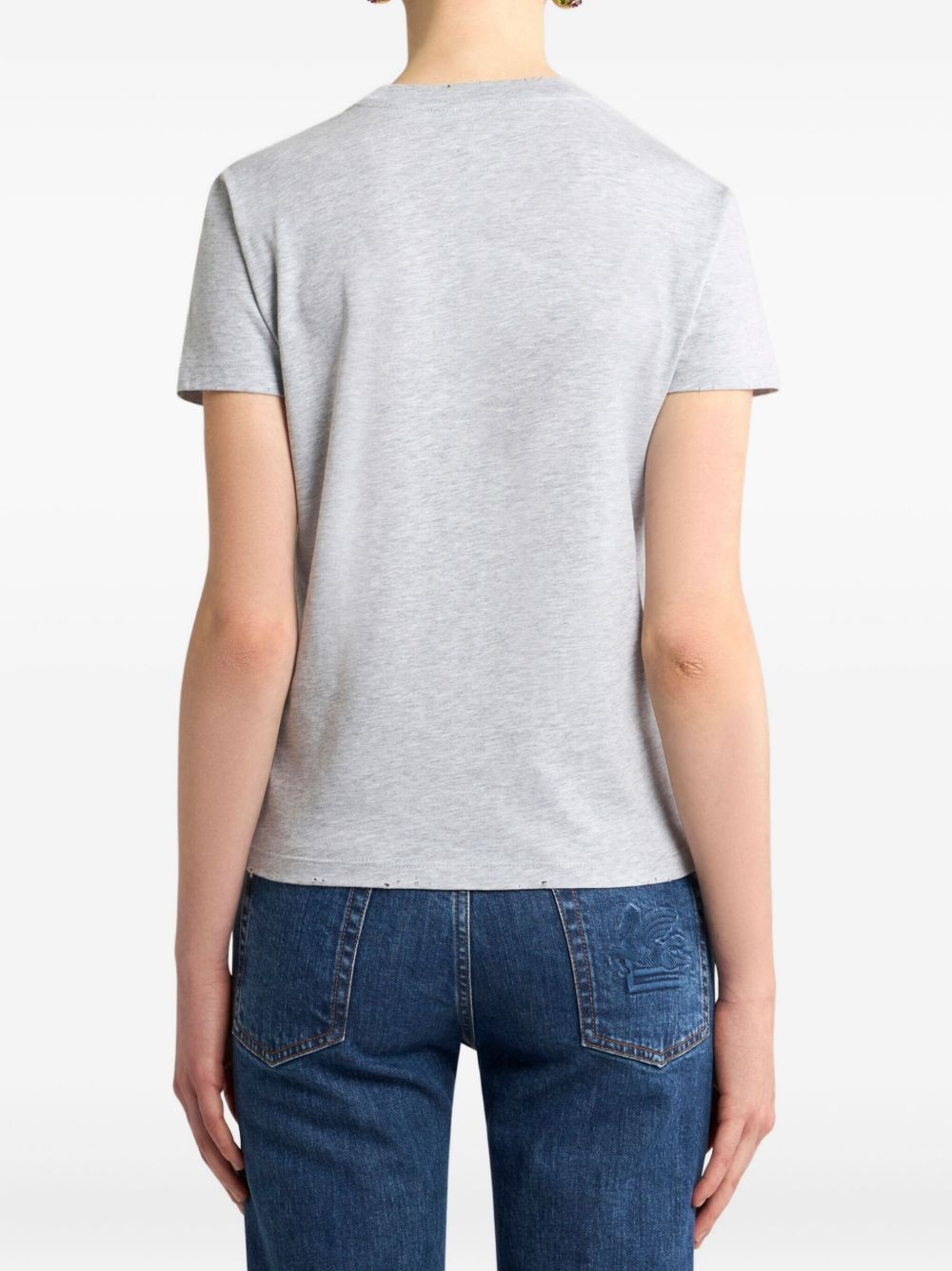 paisley-print T-shirt - 3
