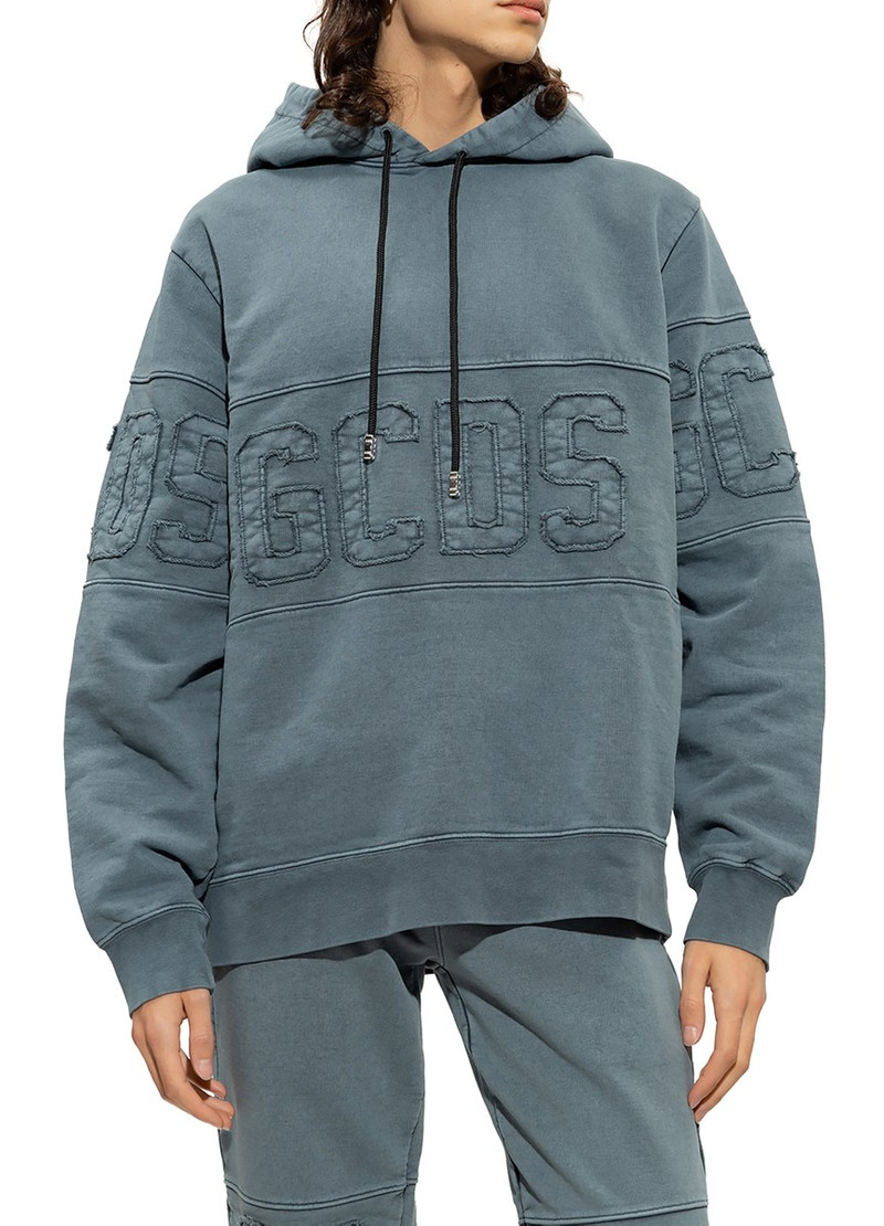 GCDS Hoodie with logo outlook