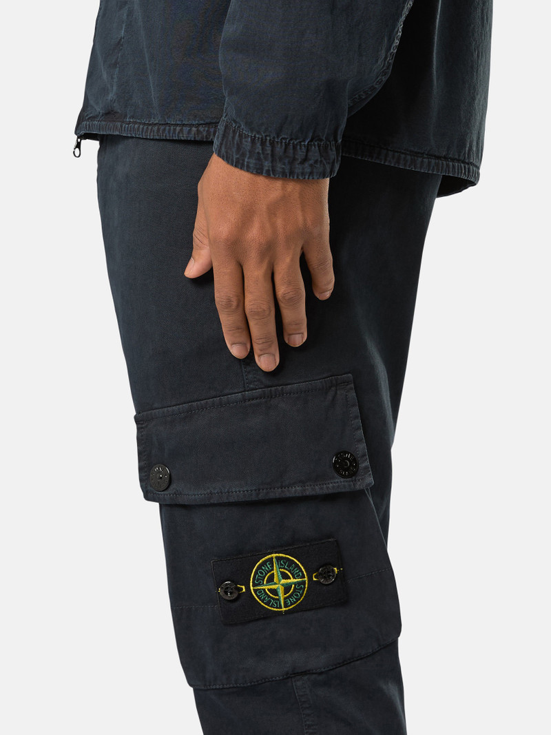 303L1 STRETCH BROKEN TWILL ORGANIC COTTON 'OLD' EFFECT 3