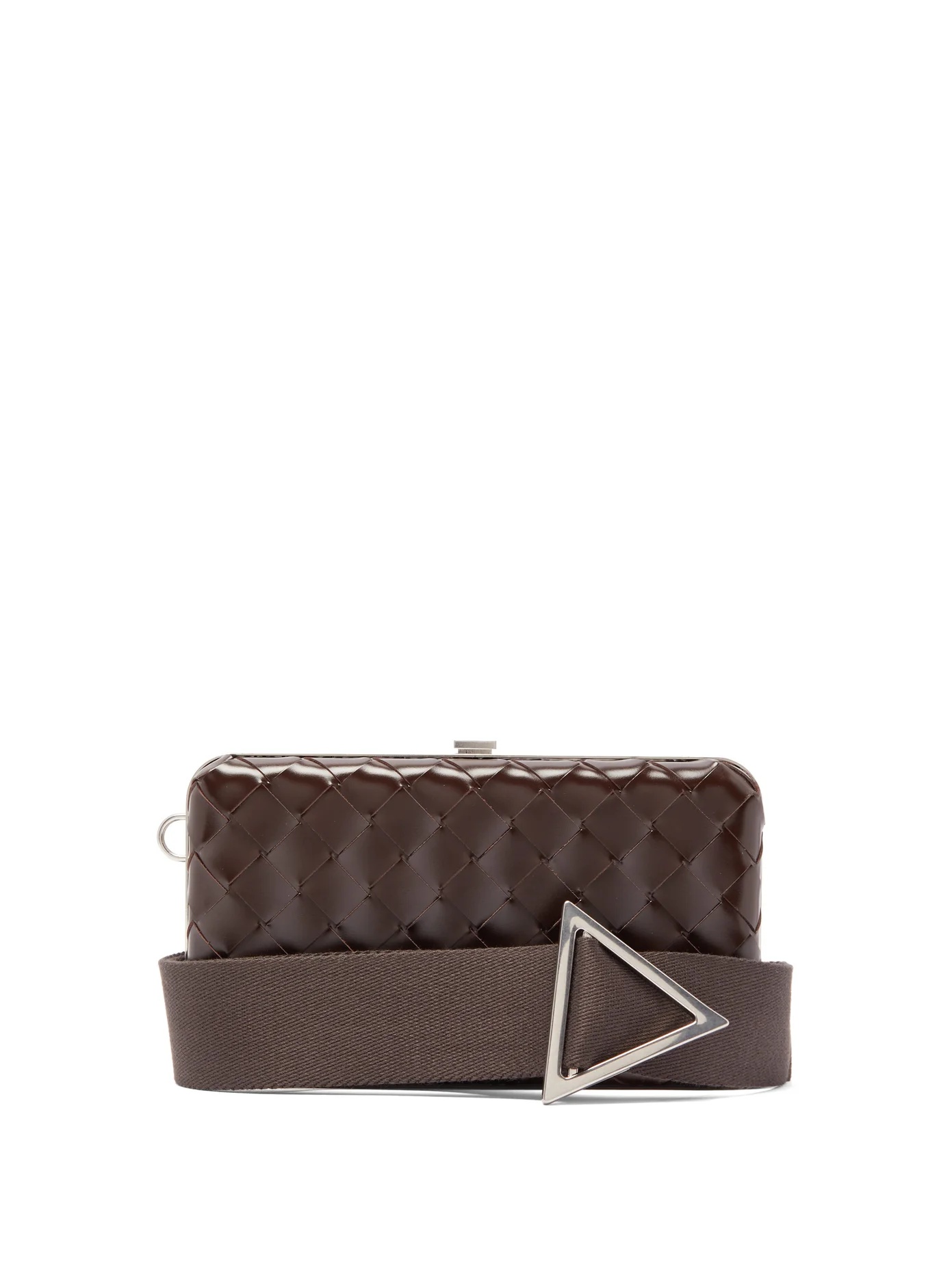 Intrecciato leather clutch - 1