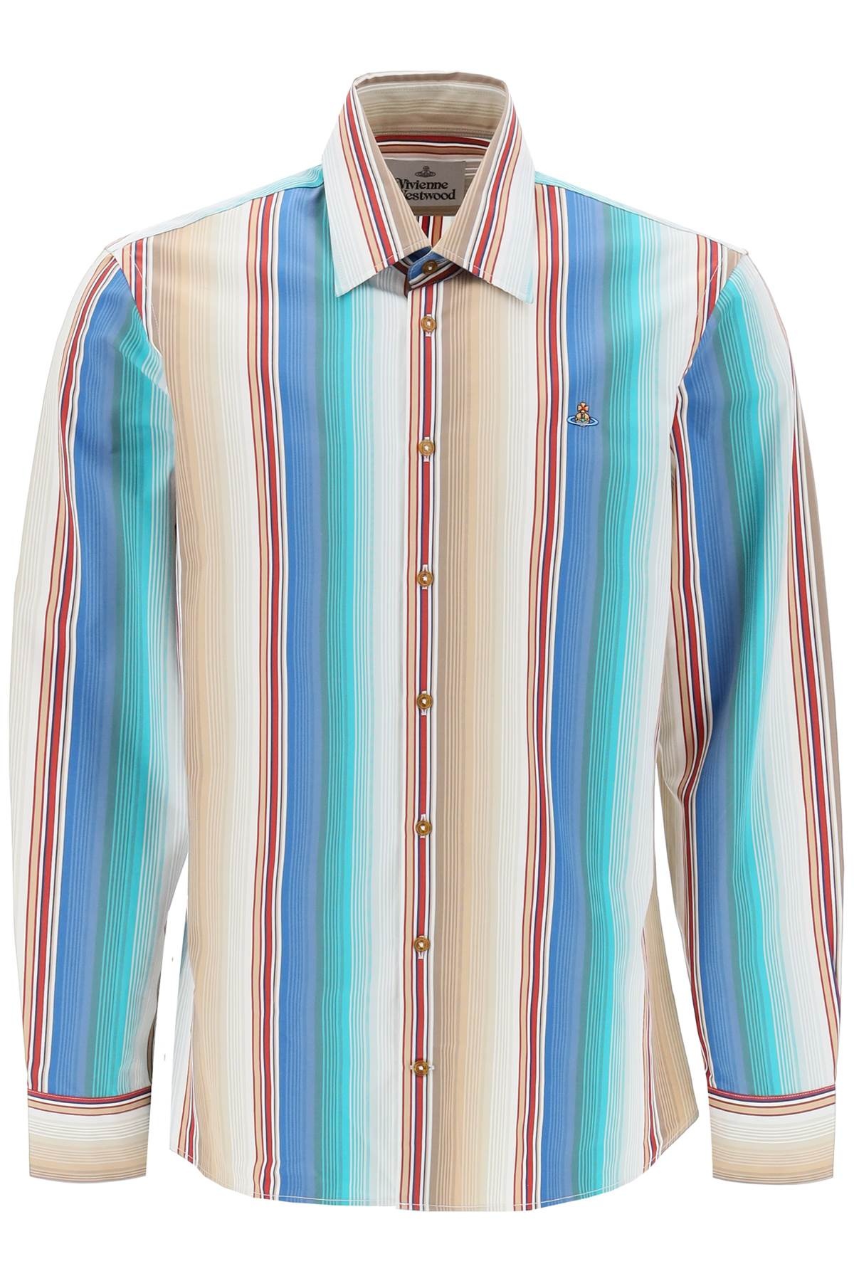 Vivienne Westwood Striped Ghost Shirt Men - 1