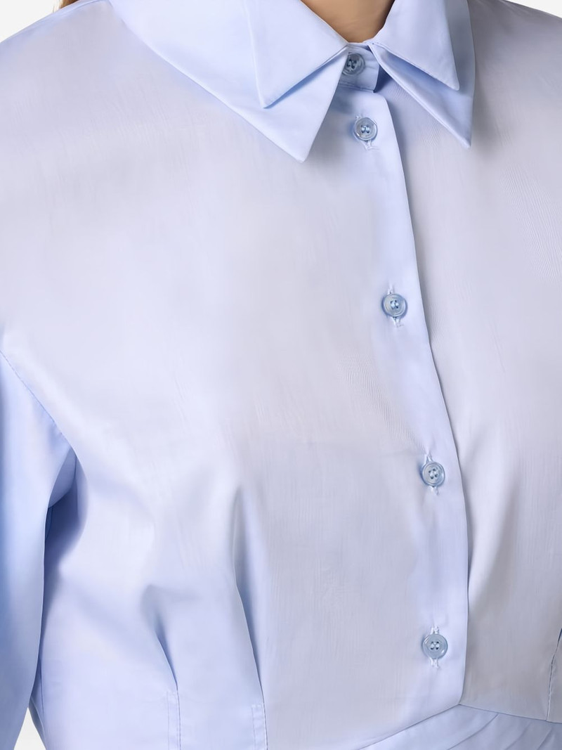 double-collar cropped shirt 5
