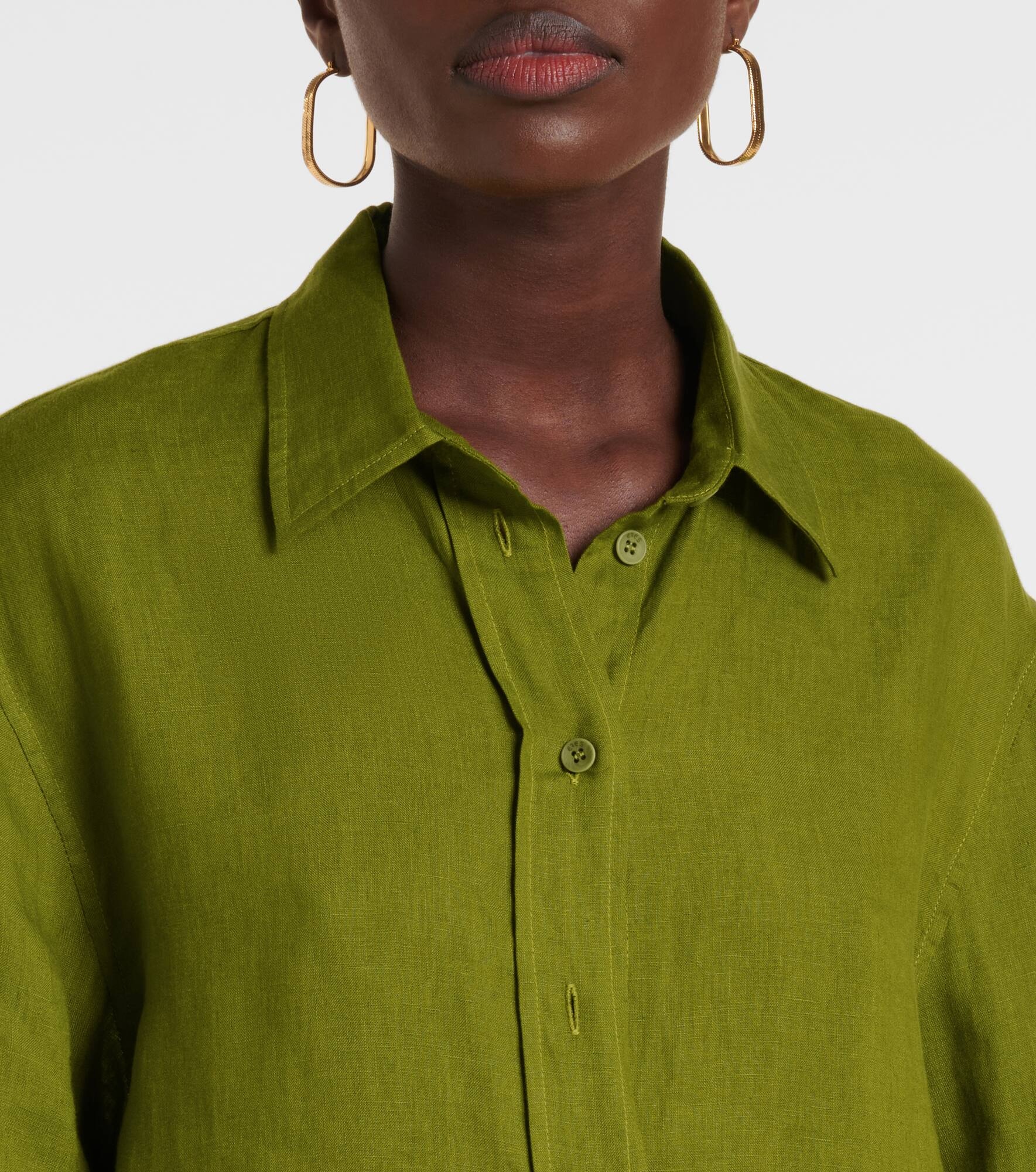 Mignonette linen shirt - 5
