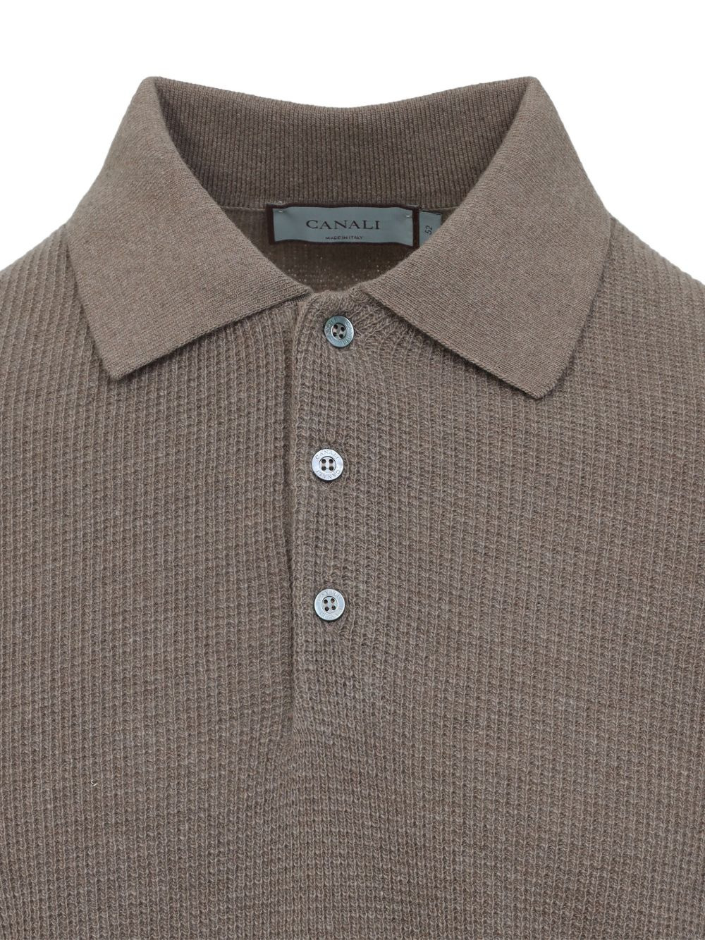 waffle-knit polo shirt - 3