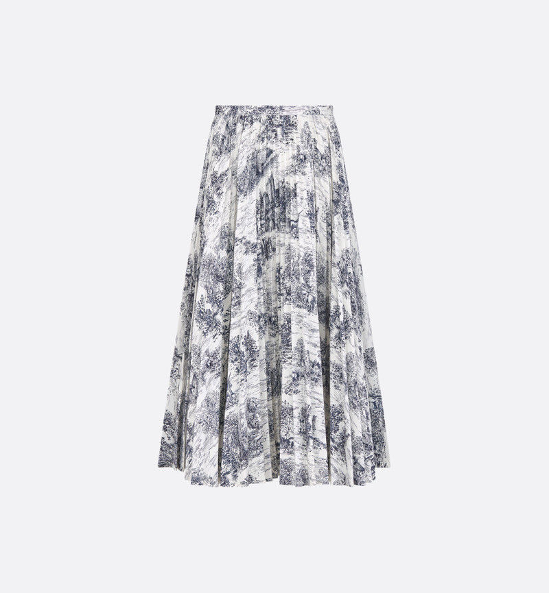 Pleated Mid-Length Skirt 1