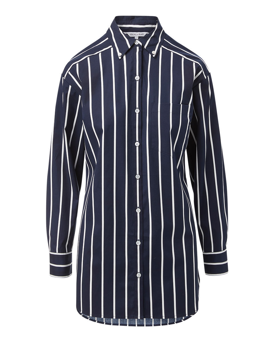 LLOYD STRIPED BUTTON-DOWN SHIRT - 1