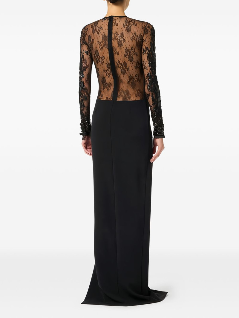 lace sequin-embellished maxi dress 3