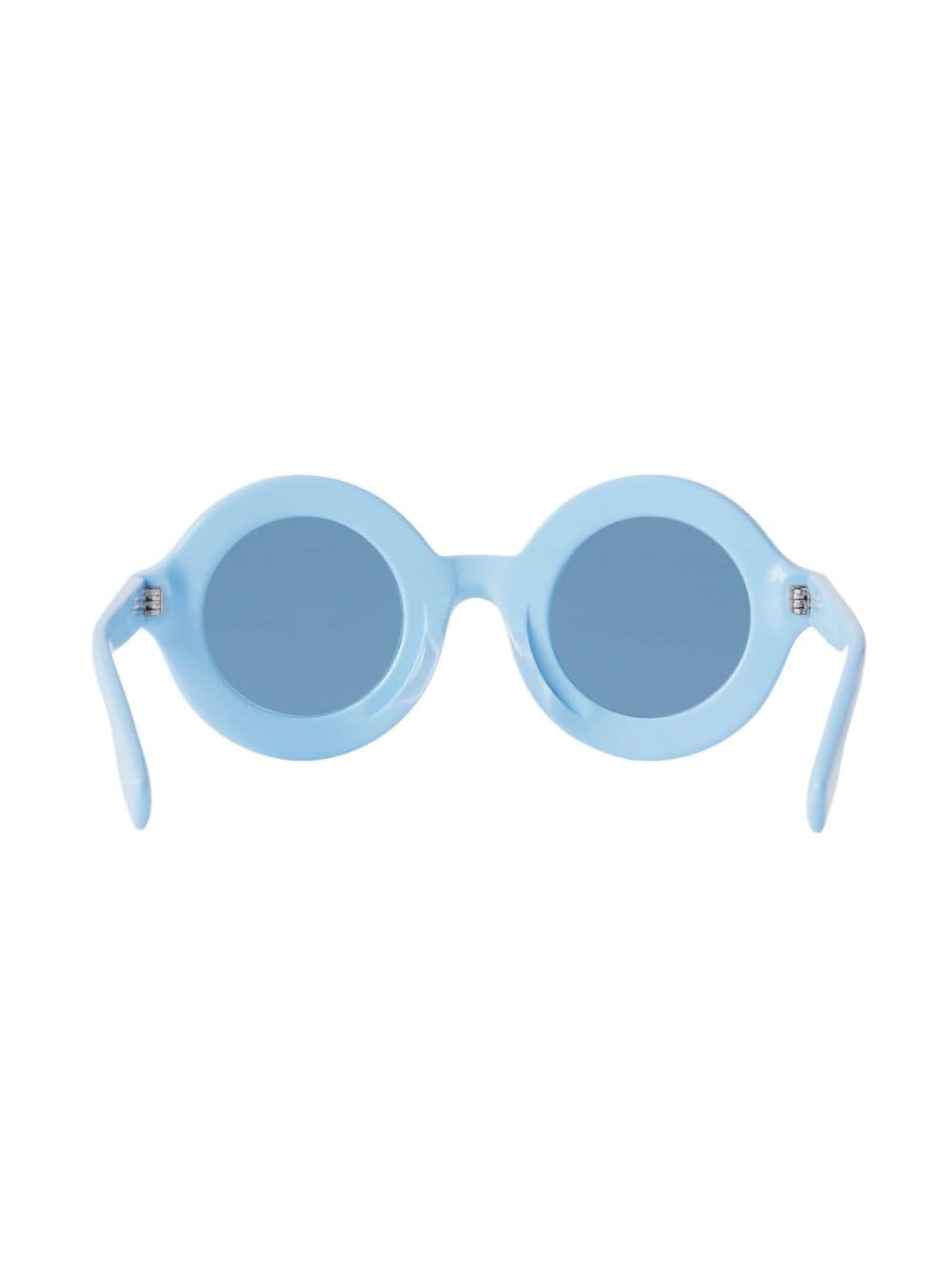 logo-print round-frame sunglasses - 3