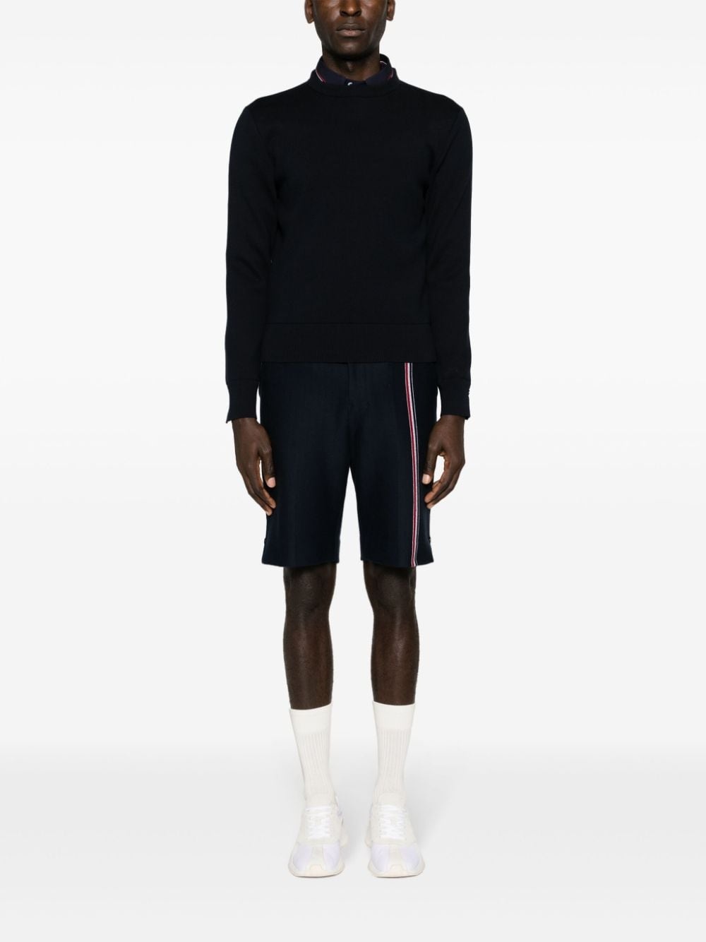 crew-neck cotton jumper - 2