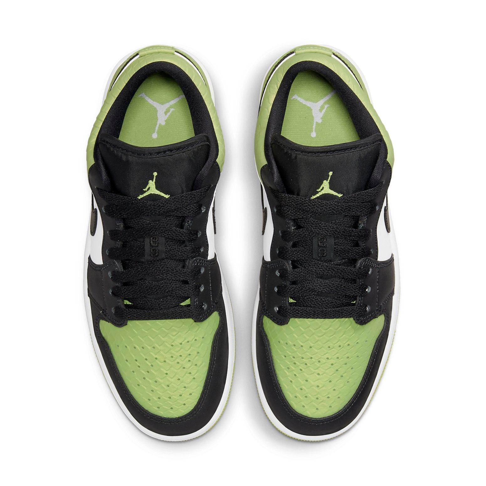 (WMNS) Air Jordan 1 Low SE 'Vivid Green Snakeskin' DX4446-301 - 4