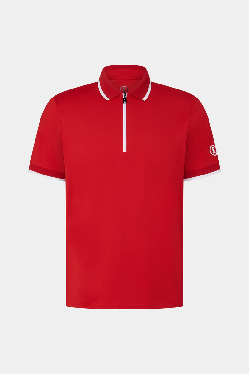 Cody Functional polo shirt in Red 1