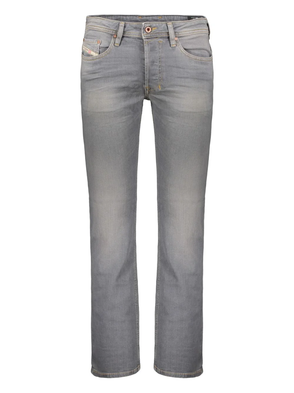 five-pocket straight-leg jeans - 1