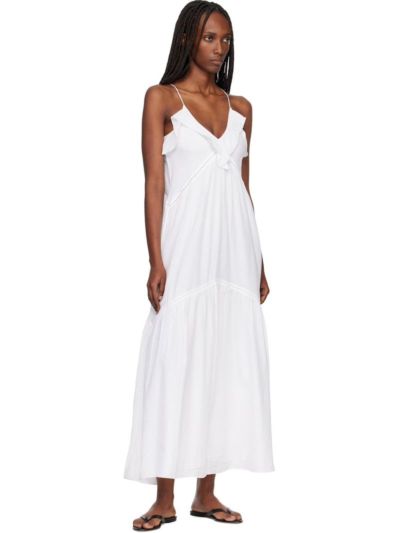 Isabel Marant Étoile White Vasma Maxi Dress outlook