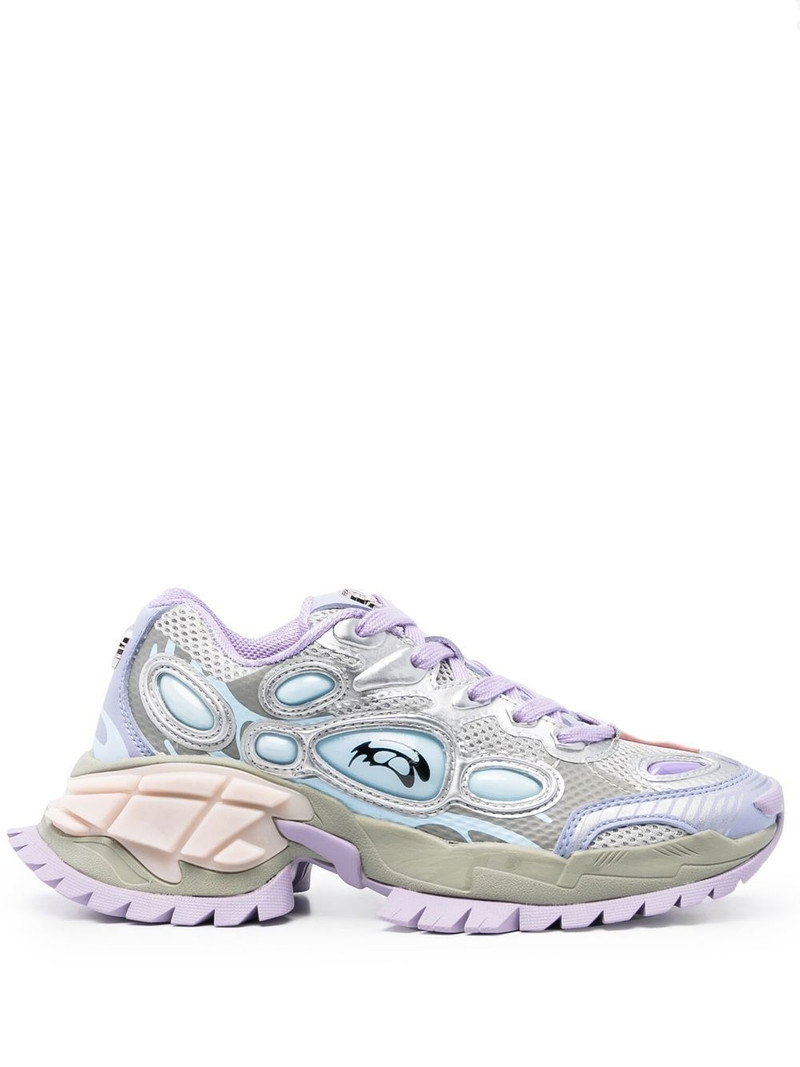 panelled chunky sneakers 1