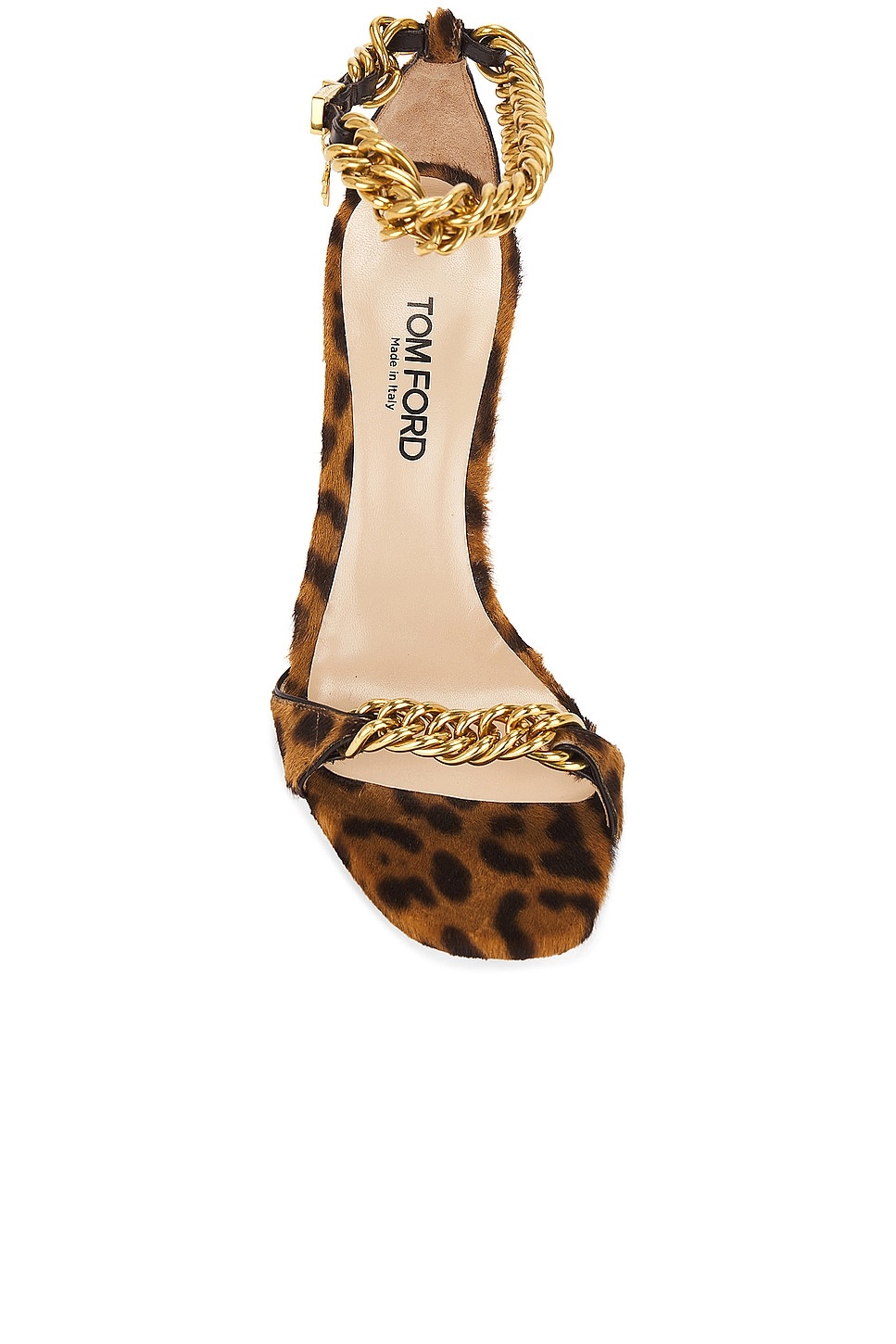 Leopard Print Zenith 105mm Sandal - 4