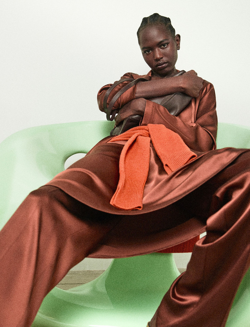 Silk Satin Tova Trousers 6