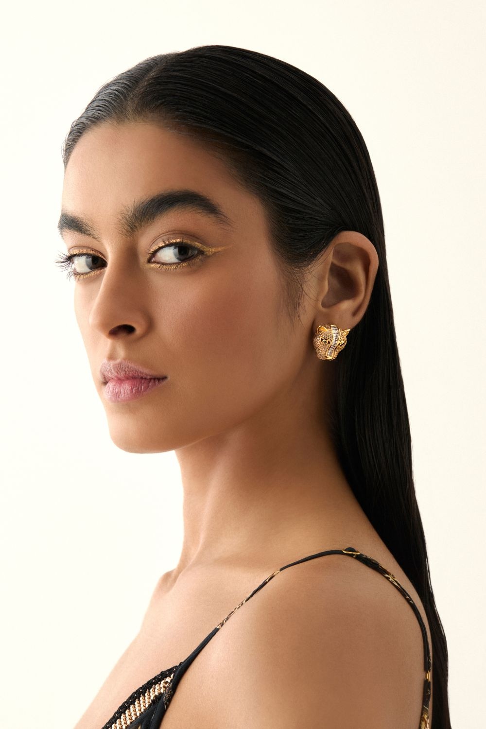 FIERCE FOLKLORE BASTET STUD EARRINGS - 2