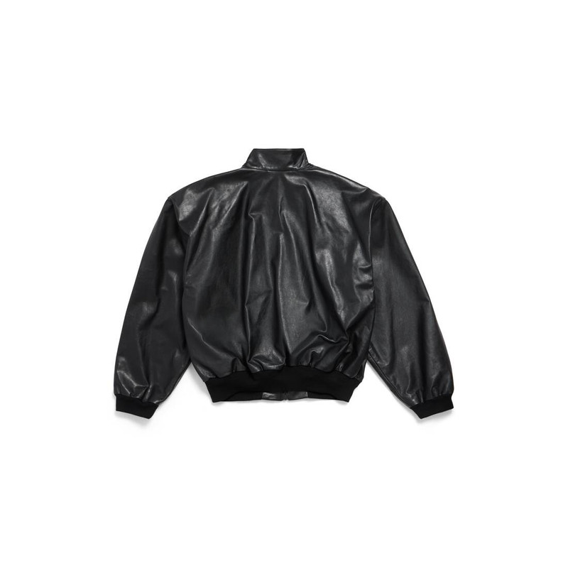 BALENCIAGA Men's Harrington Jacket in Black | REVERSIBLE