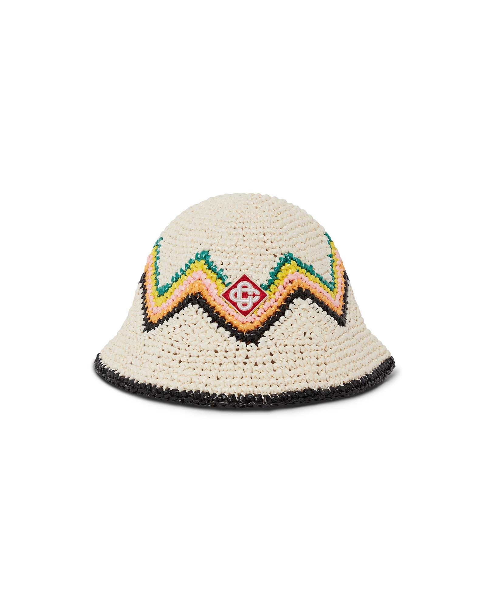 Raffia Crochet Hat - 1