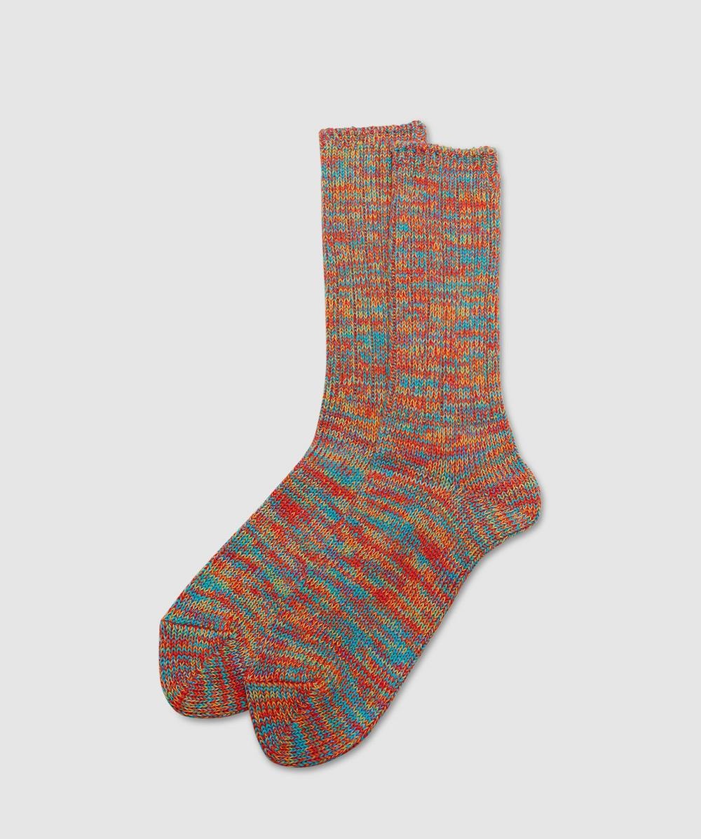 5 colour mix crew sock - 1