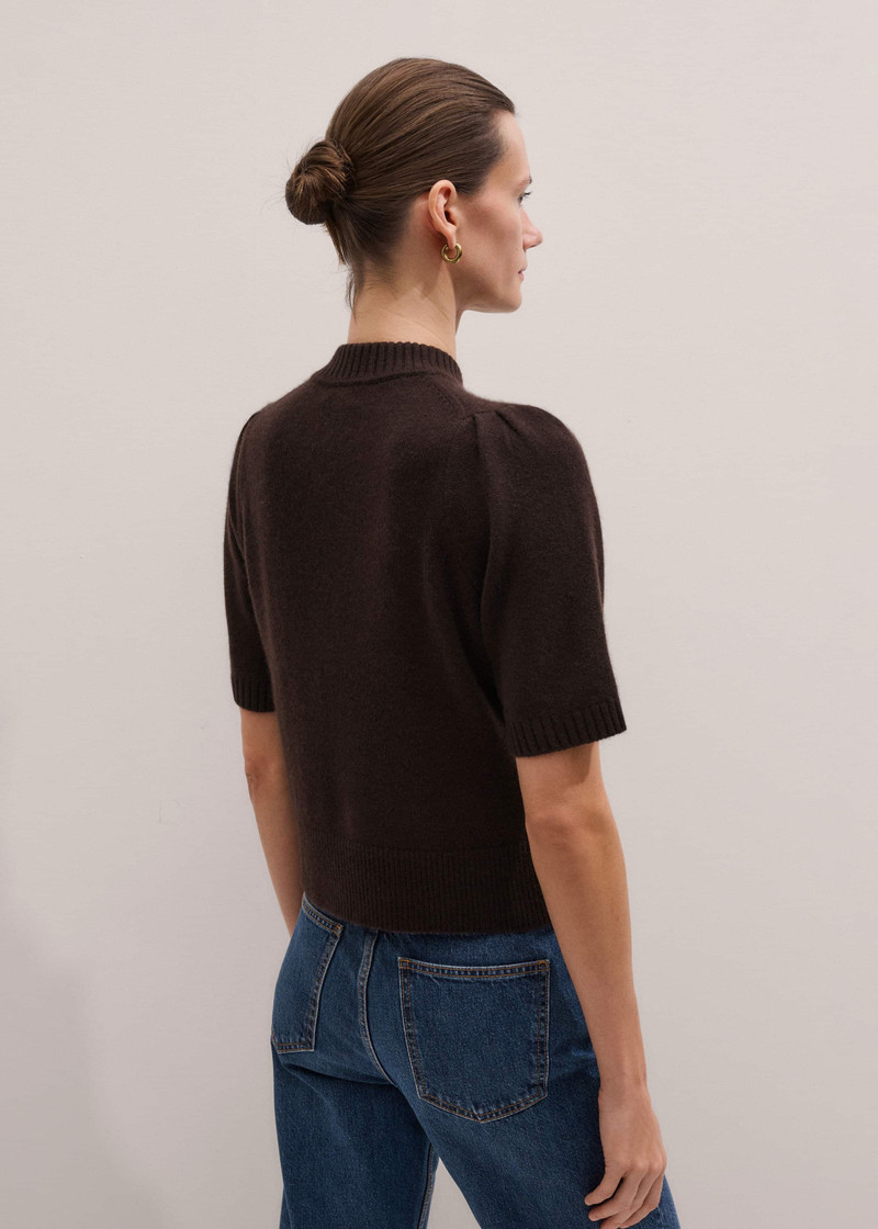 Pouf Sleeve Knit Tee 5