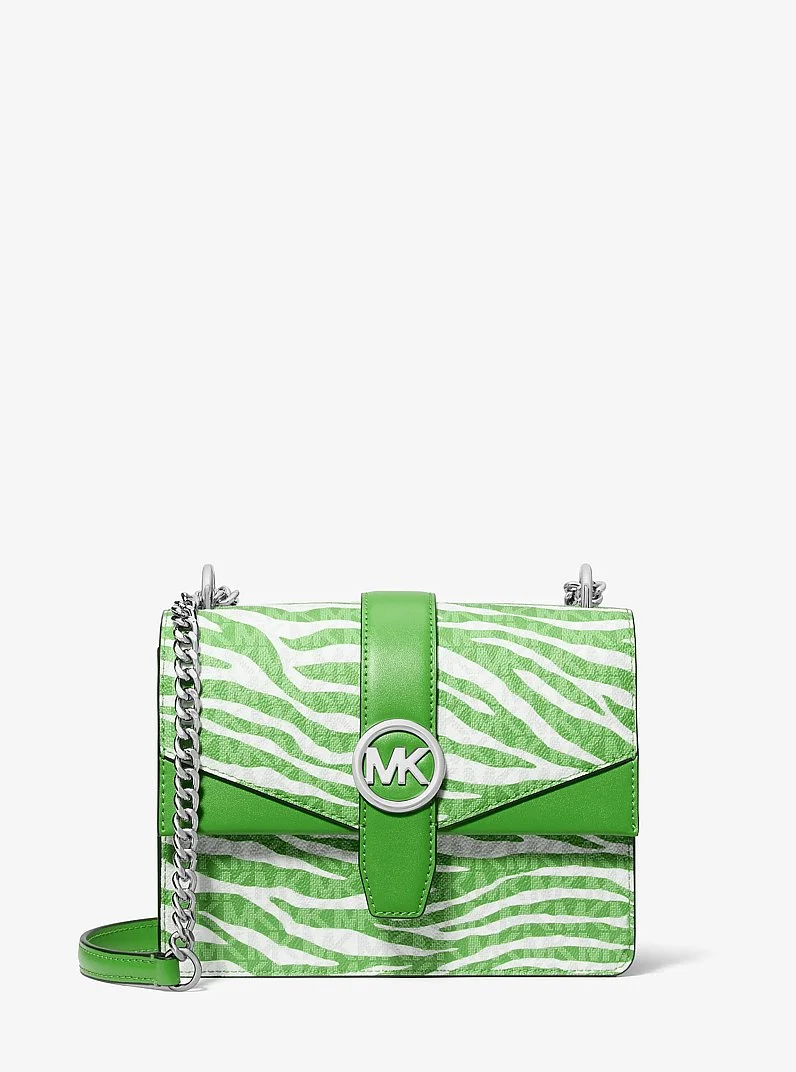 Greenwich Small Animal Print Logo Crossbody Bag - 1