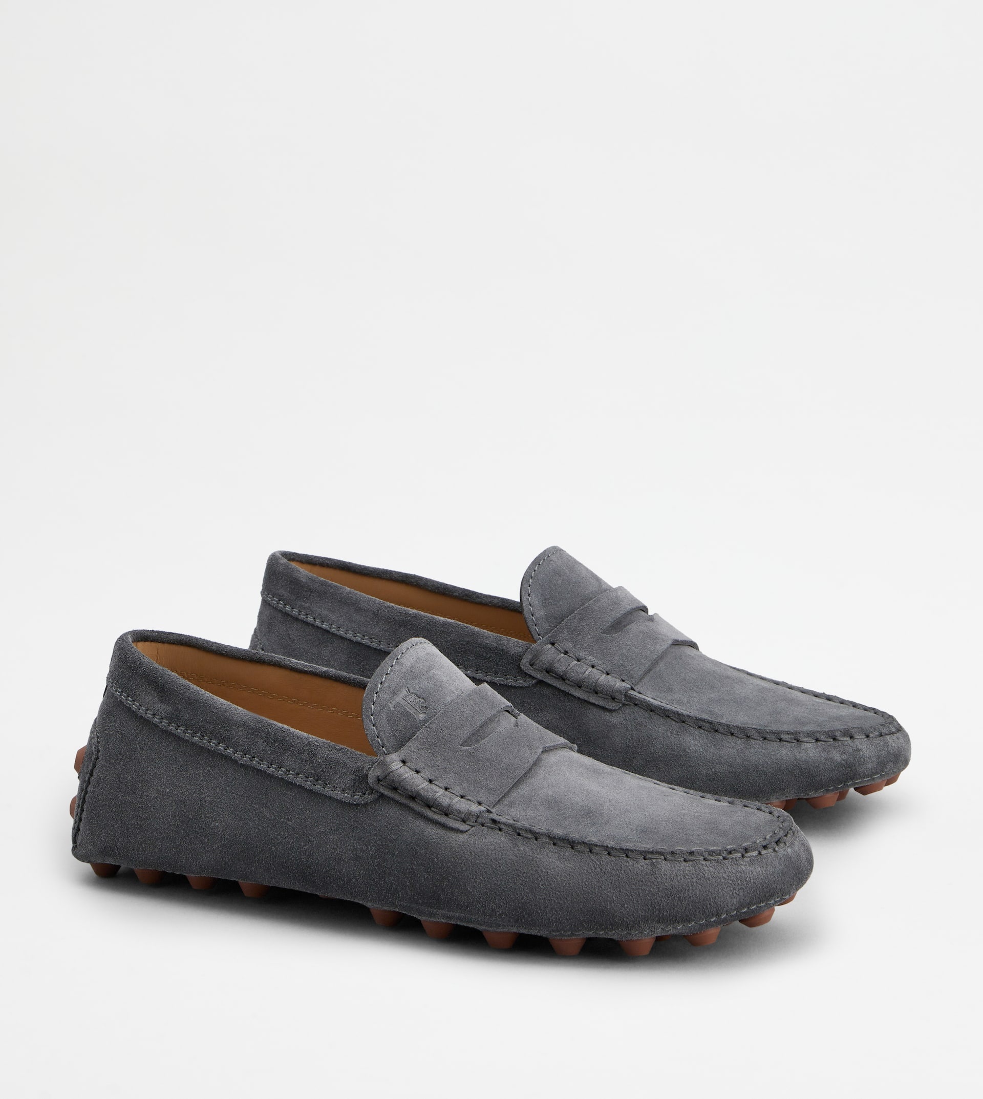 TOD'S GOMMINO BUBBLE IN SUEDE - GREY - 3