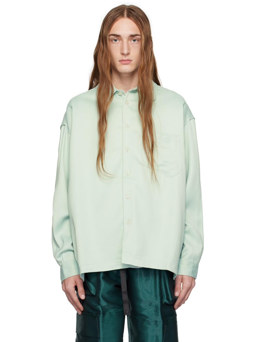 Blue Buttoned Shirt - 1