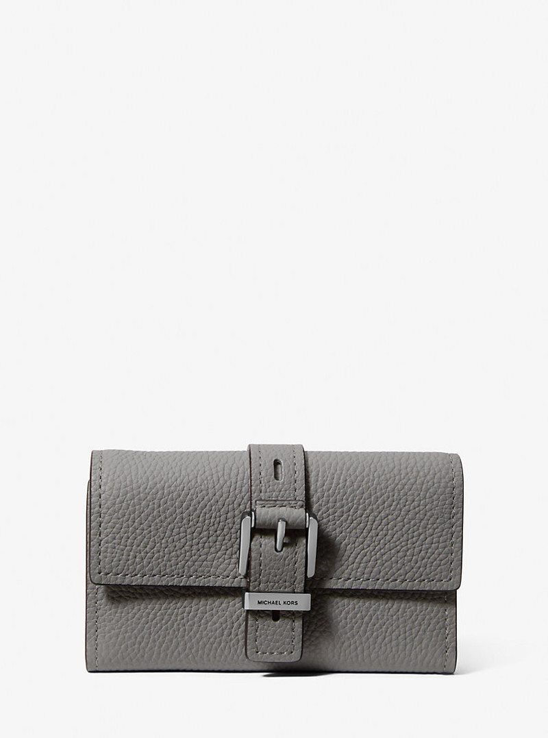 Nolita Medium Pebbled Leather Tri-Fold Wallet 1
