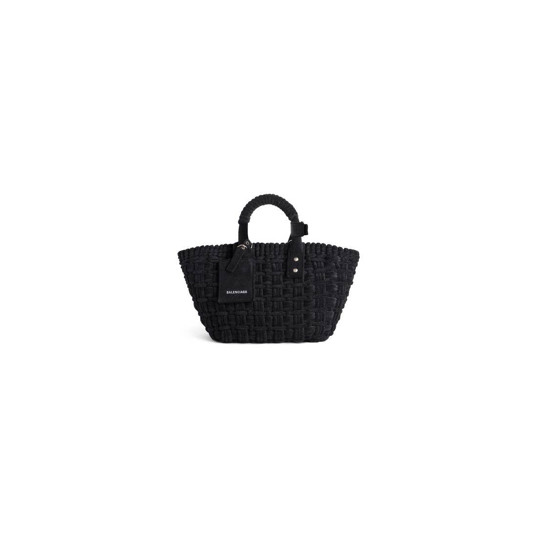 Women's Bistro Xs Basket With Strap In Sponge Fabric in Black - 1