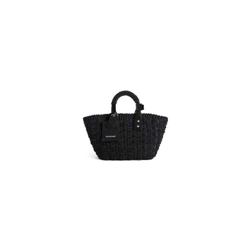 Women's Bistro Xs Basket With Strap In Sponge Fabric in Black 1