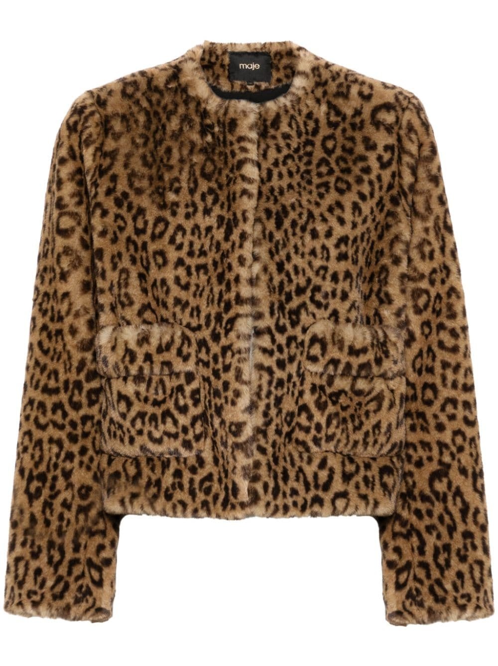 leopard-print jacket - 1