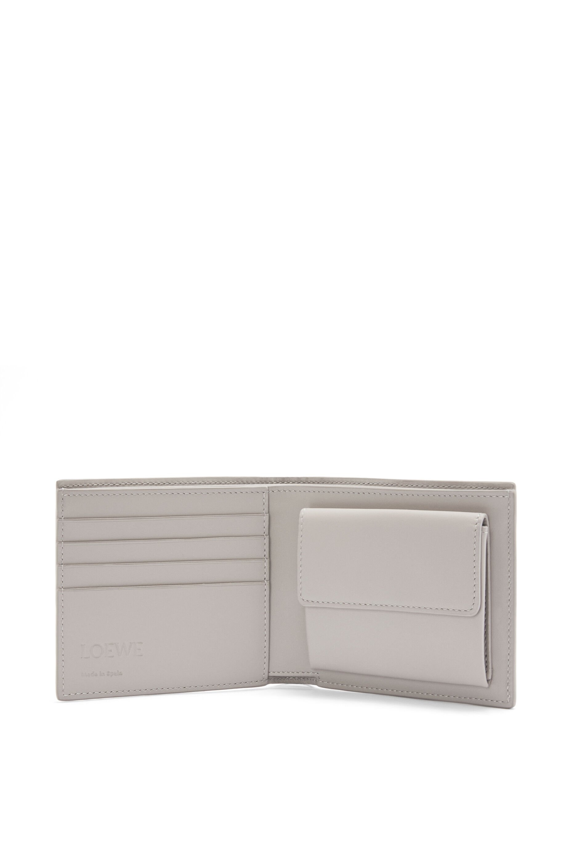 Bifold coin wallet in satin calfskin - 2