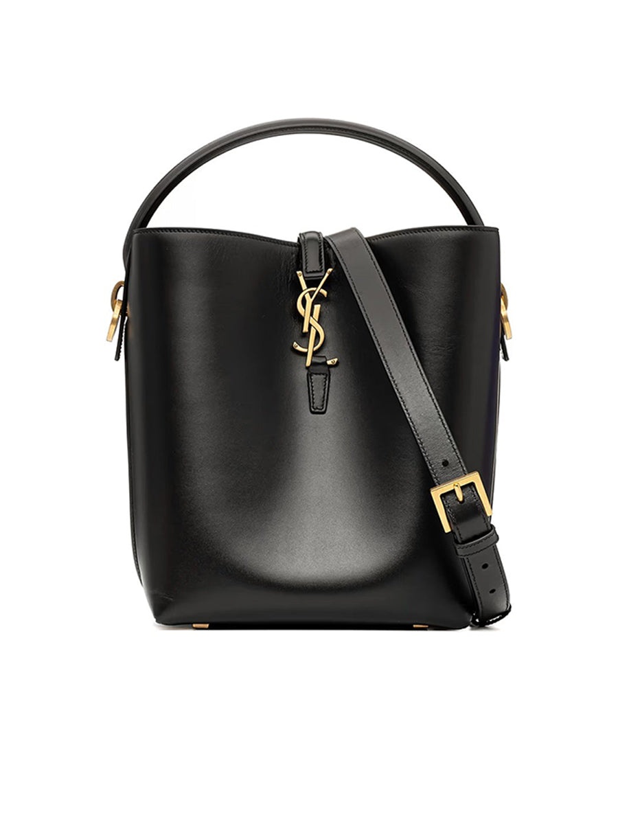 Saint Laurent Le 37 Leather Small Bucket Bag - 1