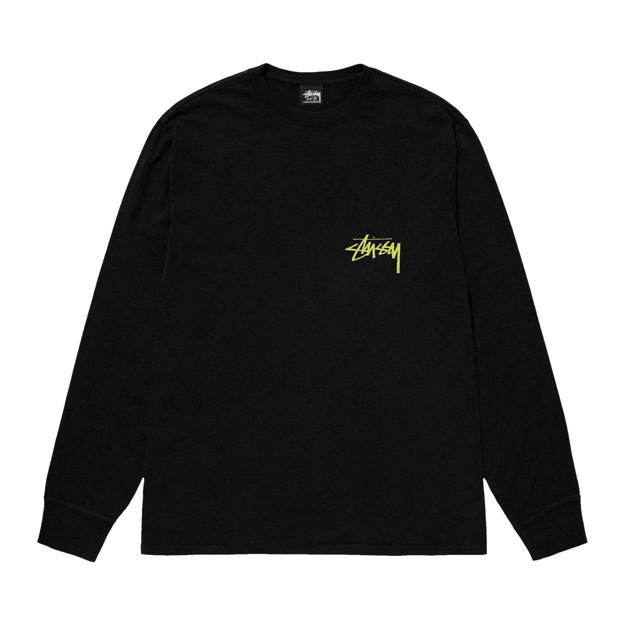 Stussy Beat Crazy Long-Sleeve Tee 'Black' - 1