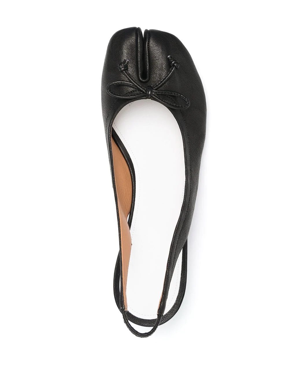 Tabi bow-detail slingback shoes - 4