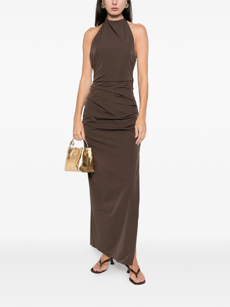 Sir. Halterneck Ruched Dress 1