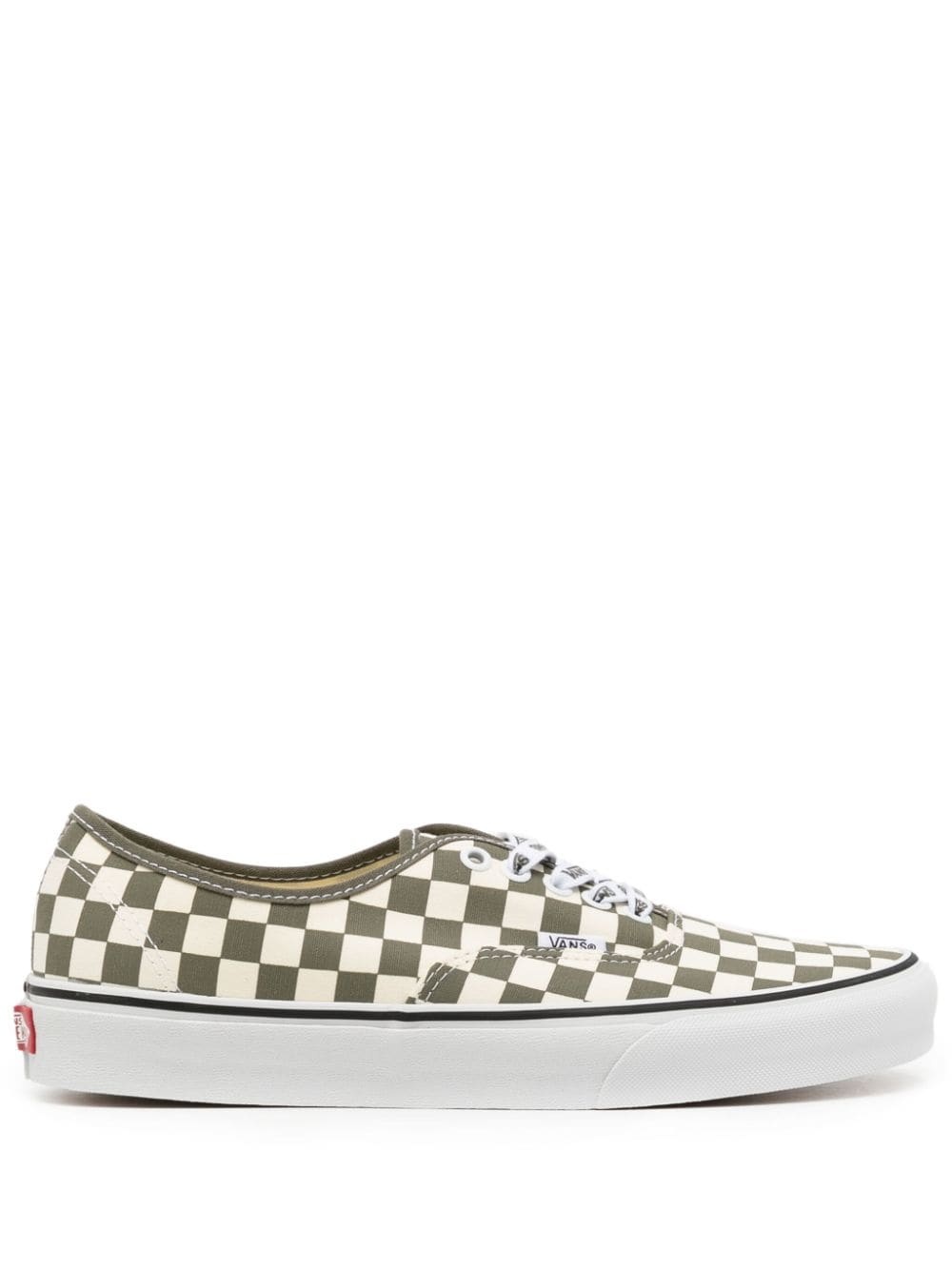 Authentic gingham-check canvas sneakers - 1